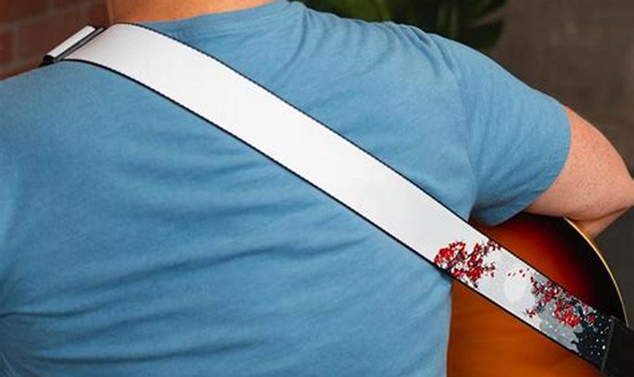 Discover the Enchanting World of Cherry Blossom Guitar Straps