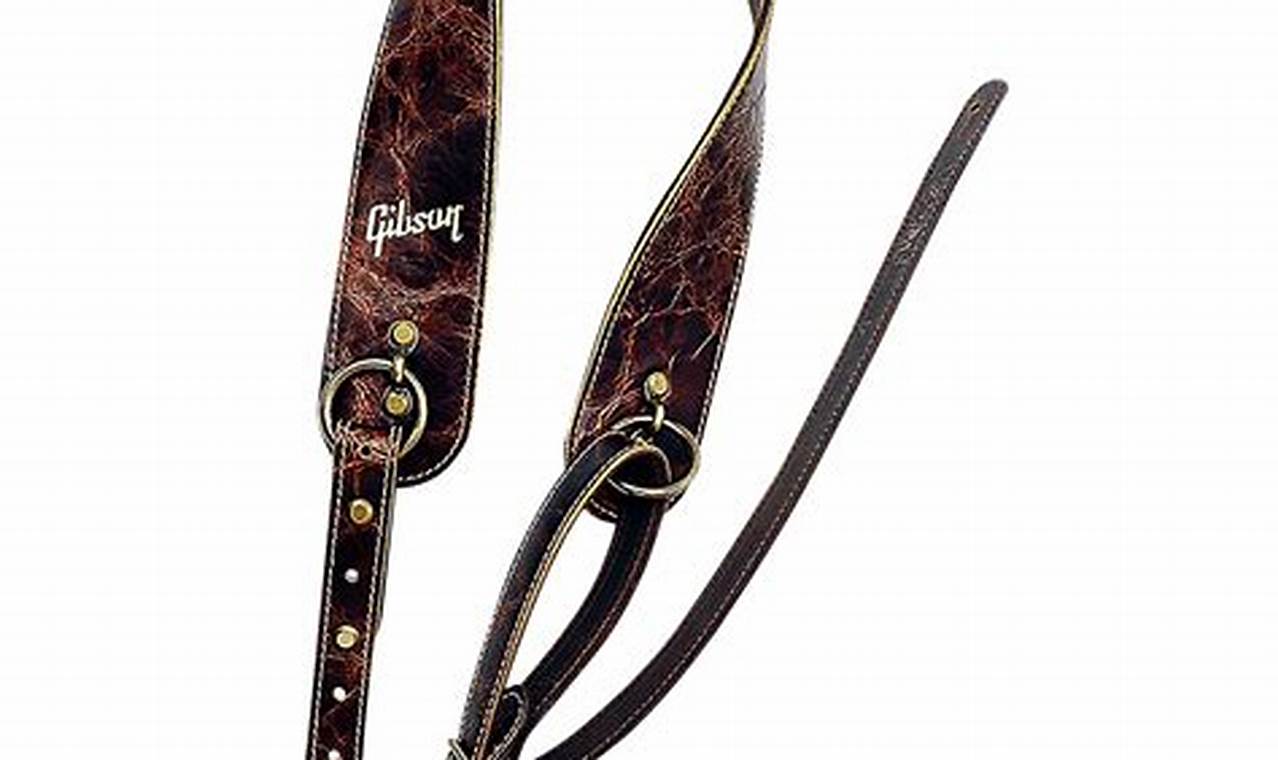 Unveil the Secrets of Gibson Guitar Straps: Discover Leather's ...