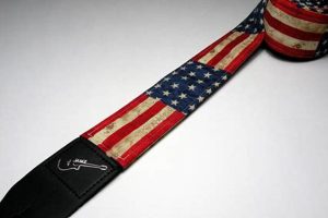 Usa Flag Guitar Strap Master the Art of Playing Guitar and Play Like a Pro Usa Flag Guitar Strap - Master the Art of Playing Guitar and Play Like a Pro