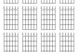 Unlock the Secrets of Guitar Chords with Blank Chord Diagram Guitars Master the Art of Playing Guitar and Play Like a Pro Unlock the Secrets of Guitar Chords with Blank Chord Diagram Guitars - Master the Art of Playing Guitar and Play Like a Pro
