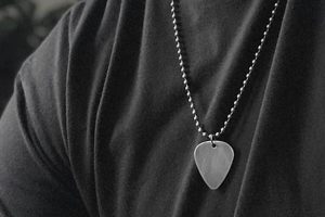 Unveiling the Enchanting World of Guitar Pick Necklaces for Men Master the Art of Playing Guitar and Play Like a Pro Unveiling the Enchanting World of Guitar Pick Necklaces for Men - Master the Art of Playing Guitar and Play Like a Pro