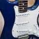 Discover the Enchanting World of Blue and White Electric Guitars - Master the Art of Playing Guitar and Play Like a Pro