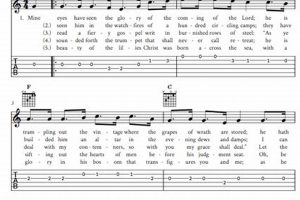 Unveiling the Secrets of "Battle Hymn of the Republic" Guitar Tab: Embark on a Musical Odyssey - Master the Art of Playing Guitar and Play Like a Pro