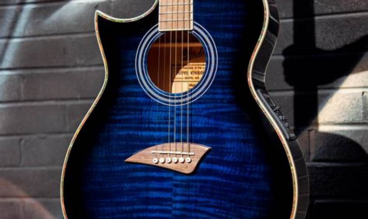 Unveiling the Enchanting World of Blue Electro Acoustic Guitars: A Journey of Discovery - Master the Art of Playing Guitar and Play Like a Pro