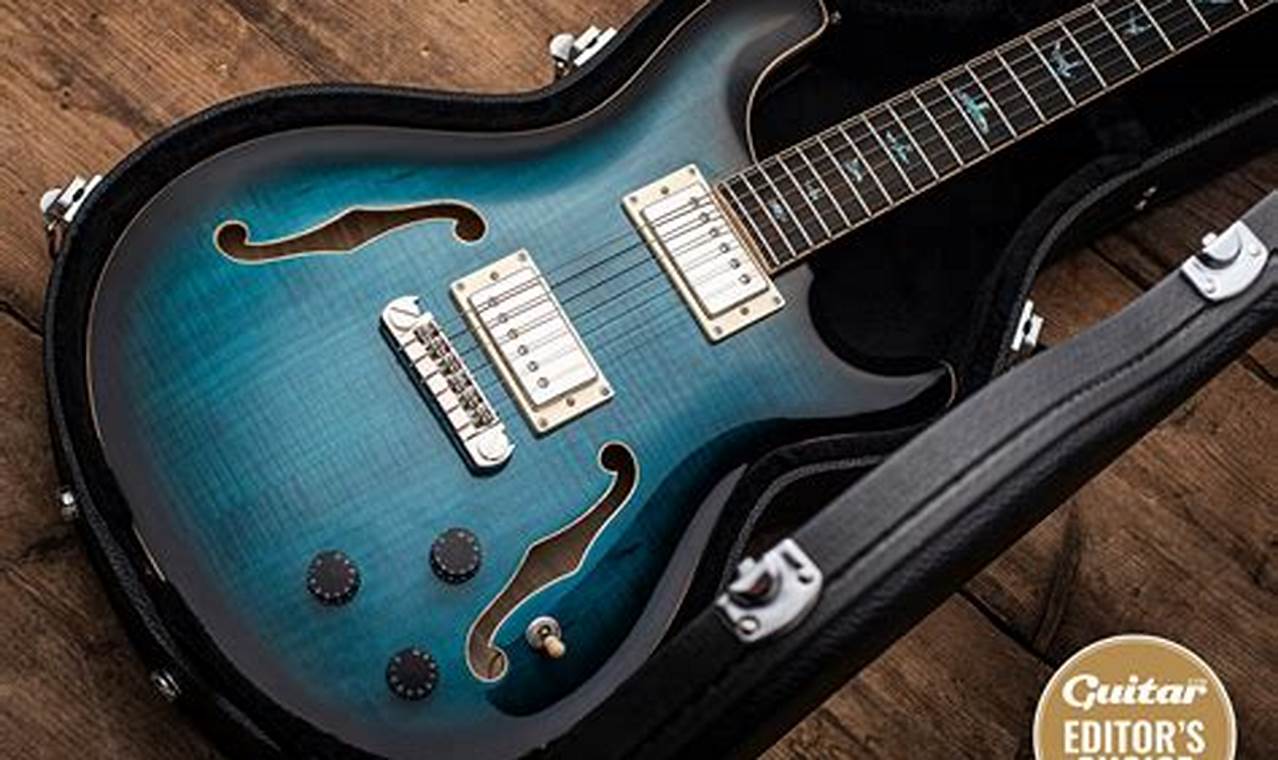 Unveil the Sonic Secrets of the PRS SE Hollowbody II Piezo Electric Guitar - Master the Art of Playing Guitar and Play Like a Pro