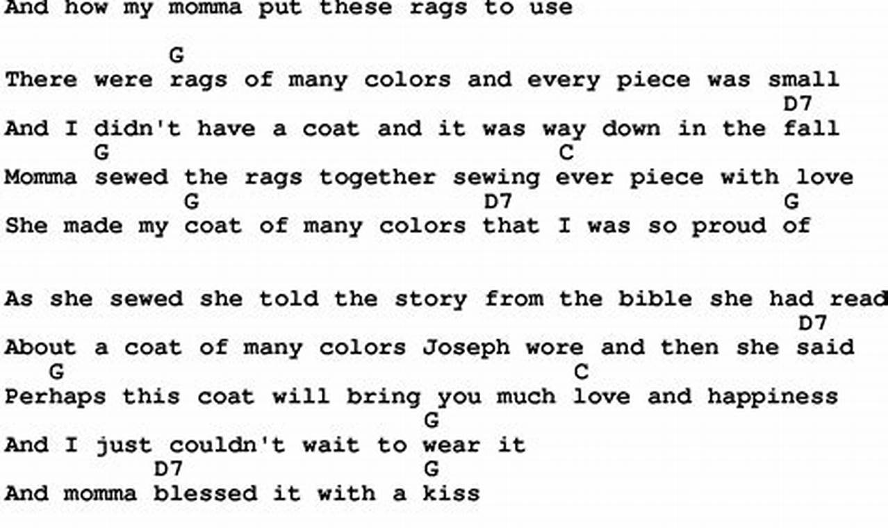 Unveiling the Magic of "Coat of Many Colours" Guitar Chords: A Journey of Discovery and Insight - Master the Art of Playing Guitar and Play Like a Pro