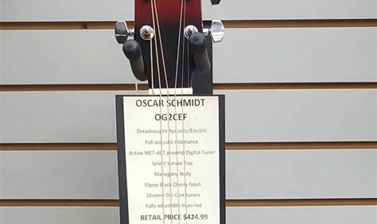 Unveiling the Secrets of the Oscar Schmidt Acoustic-Electric Guitar: A Sonic Adventure Master the Art of Playing Guitar and Play Like a Pro Unveiling the Secrets of the Oscar Schmidt Acoustic-Electric Guitar: A Sonic Adventure - Master the Art of Playing Guitar and Play Like a Pro