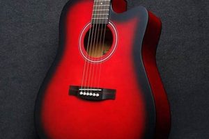 Unveiling the Enchanting World of Red and Black Acoustic Guitars - Master the Art of Playing Guitar and Play Like a Pro