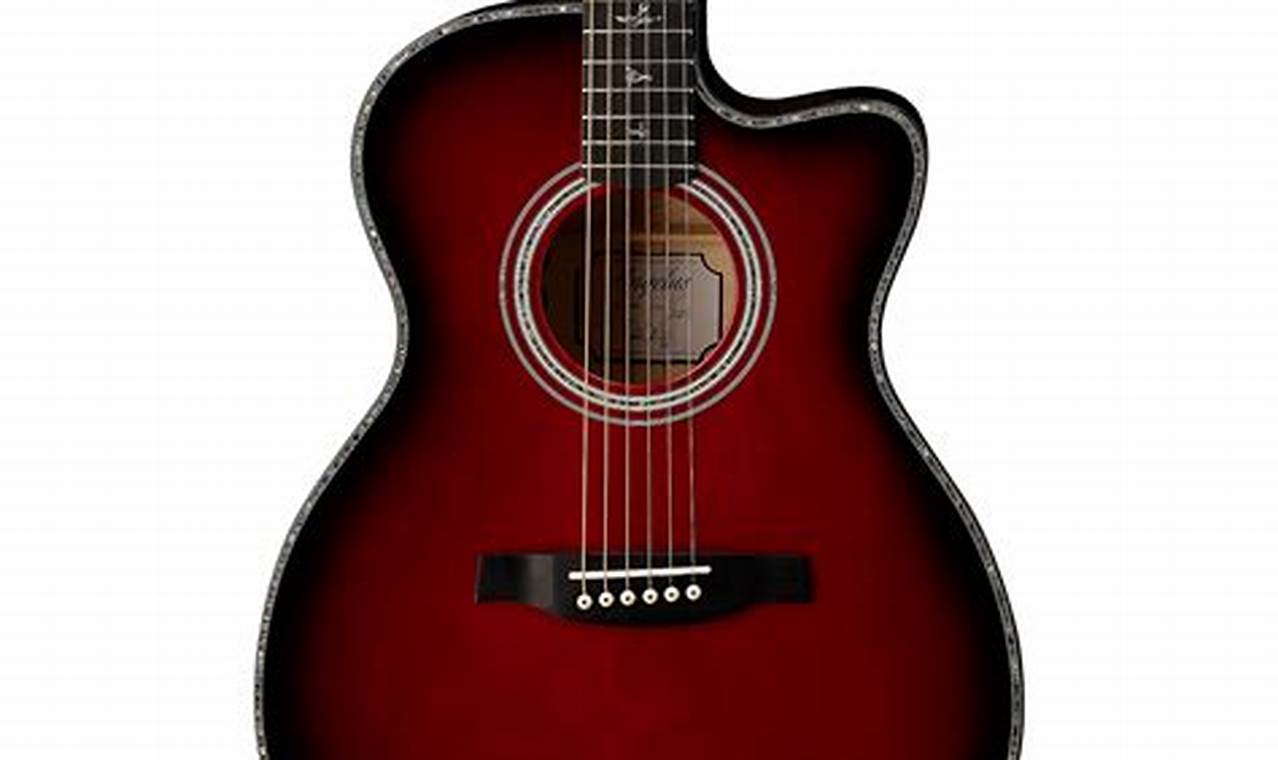 Unleash the Allure: Discoveries and Insights on Acoustic Guitars in Captivating Red and Black - Master the Art of Playing Guitar and Play Like a Pro