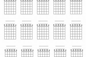 Unleash Your Guitar Potential: Discover the Secrets of Blank Chord Sheets - Master the Art of Playing Guitar and Play Like a Pro