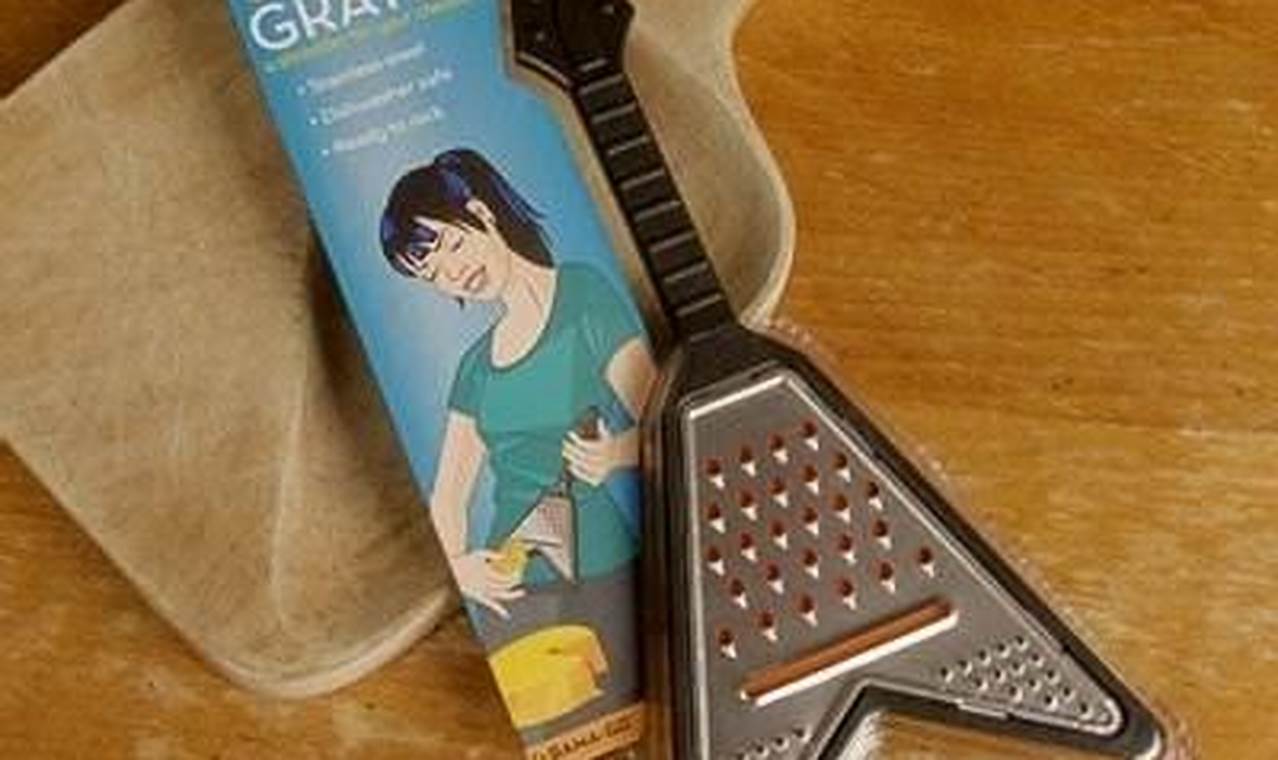 Unleash Culinary Rockstar: Discover the Revolutionary Electric Guitar Cheese Grater - Master the Art of Playing Guitar and Play Like a Pro