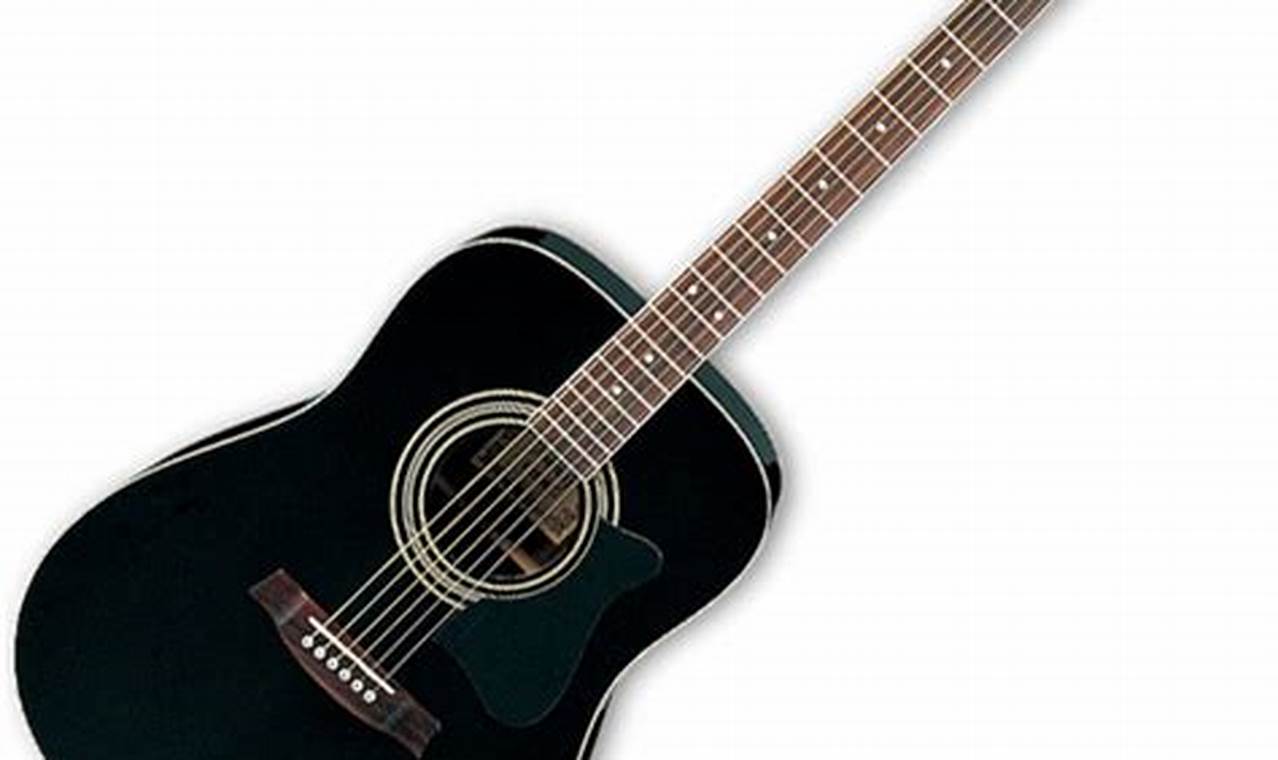 Uncover the Secrets of the Elusive Black Ibanez Acoustic Guitar - Master the Art of Playing Guitar and Play Like a Pro