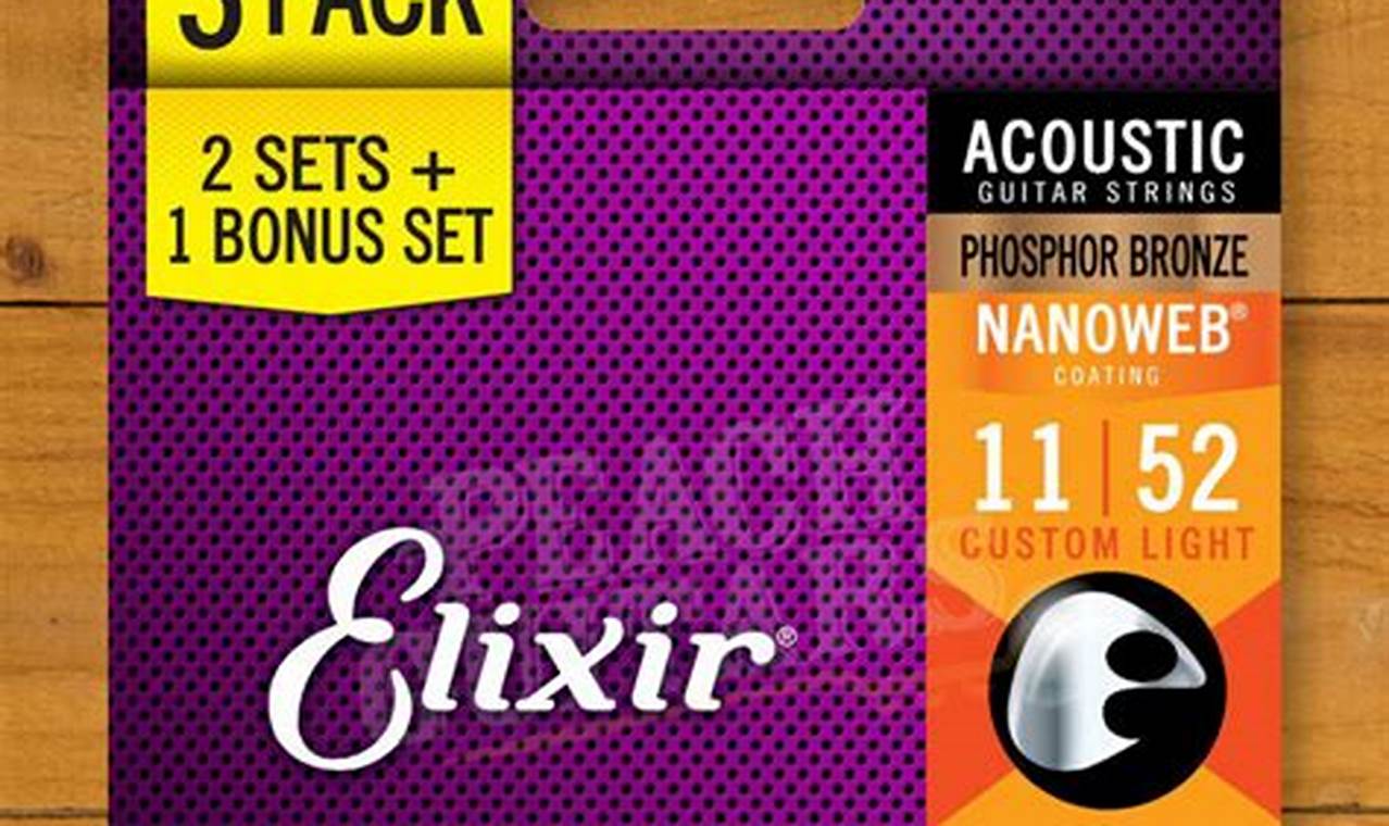 Discover the Secrets of Elixir Acoustic Guitar Strings 11-52 - Master the Art of Playing Guitar and Play Like a Pro