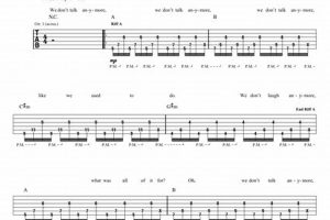 Unveiling the Melodies: Unlocking "We Don't Talk Anymore" Chords on Guitar - Master the Art of Playing Guitar and Play Like a Pro