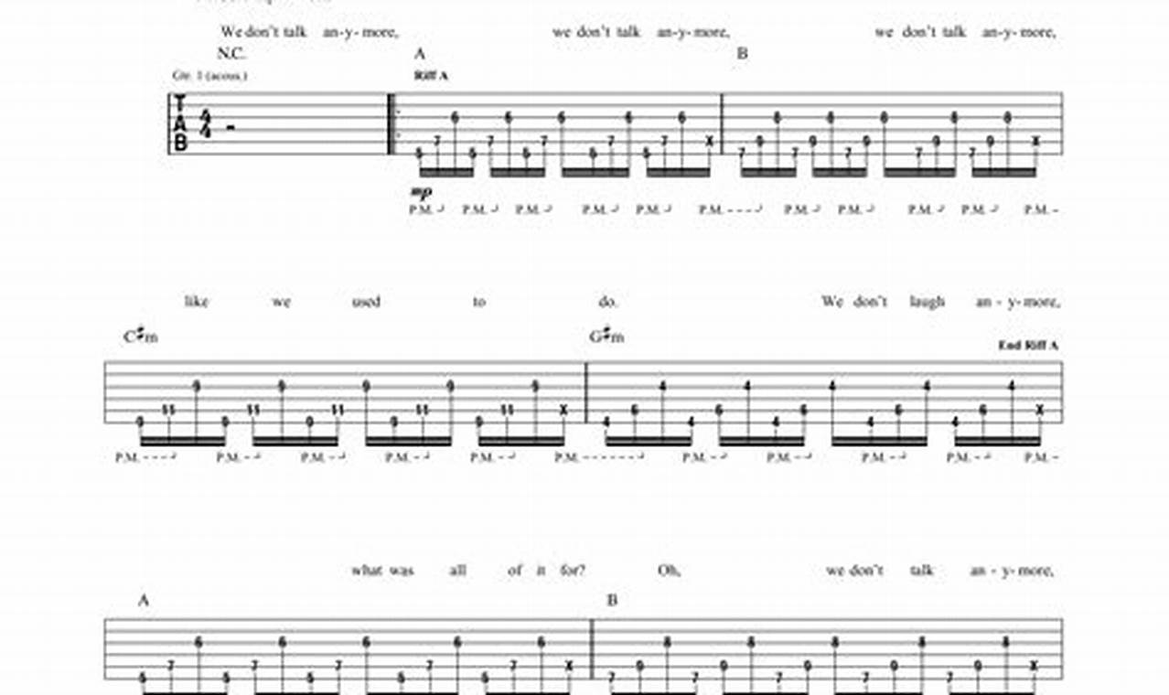 Unveiling the Melodies: Unlocking "We Don't Talk Anymore" Chords on Guitar - Master the Art of Playing Guitar and Play Like a Pro