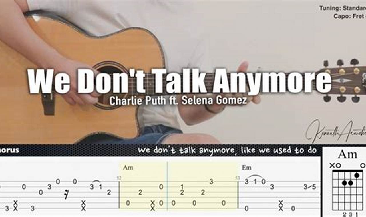 Unveiling the Secrets of "We Don't Talk Anymore" Guitar Chords Master the Art of Playing Guitar and Play Like a Pro Unveiling the Secrets of "We Don't Talk Anymore" Guitar Chords - Master the Art of Playing Guitar and Play Like a Pro