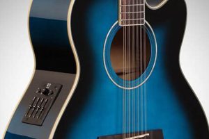 Discover a World of Sound with the Ibanez Blue Acoustic Electric Guitar - Master the Art of Playing Guitar and Play Like a Pro