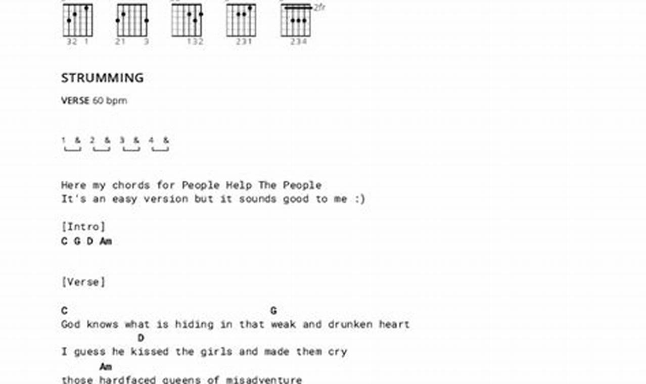 Unveil the Secrets of "People Help the People" Guitar Chords: Discoveries and Insights Await Master the Art of Playing Guitar and Play Like a Pro Unveil the Secrets of "People Help the People" Guitar Chords: Discoveries and Insights Await - Master the Art of Playing Guitar and Play Like a Pro