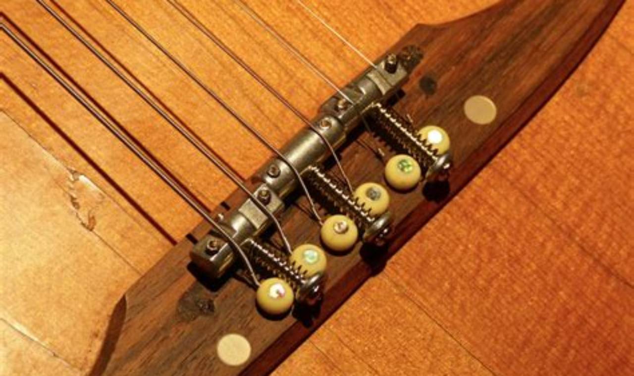 Unleash a World of Acoustic Possibilities with Adjustable Bridges - Master the Art of Playing Guitar and Play Like a Pro
