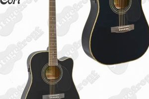 Unveiling the Cort Black Acoustic Guitar: Discoveries and Insights Await - Master the Art of Playing Guitar and Play Like a Pro