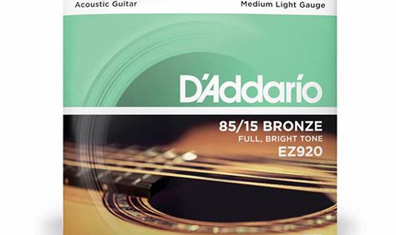 Unlock the Secrets of D'Addario Acoustic Guitar Strings: Discoveries Unveiled - Master the Art of Playing Guitar and Play Like a Pro
