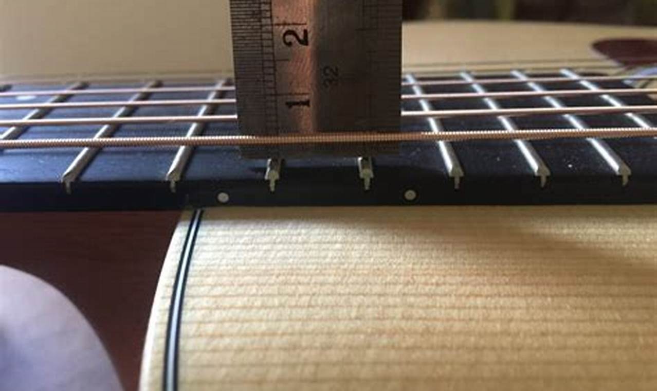 Unveiling the Secrets of Action Height for Acoustic Guitars - Master the Art of Playing Guitar and Play Like a Pro