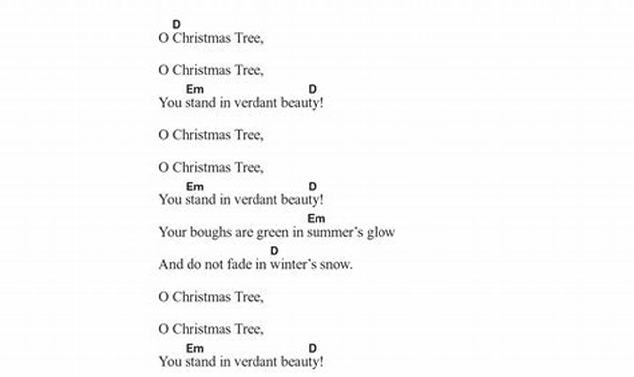 Unveiling "Oh Christmas Tree" Guitar Chords: Discoveries and Insights for the "Chords" Niche - Master the Art of Playing Guitar and Play Like a Pro
