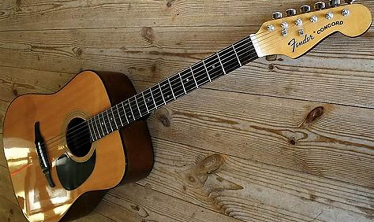 Unveil the Secrets: Discoveries in Fender Concord Acoustic Guitars - Master the Art of Playing Guitar and Play Like a Pro
