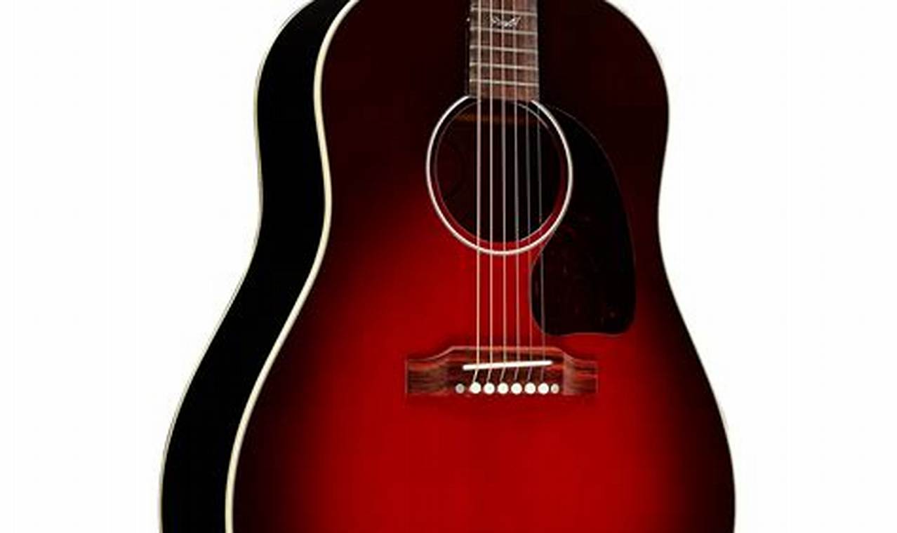 Unveil Gibson Red: The Acoustic Masterpiece That Will Ignite Your Musical Journey - Master the Art of Playing Guitar and Play Like a Pro