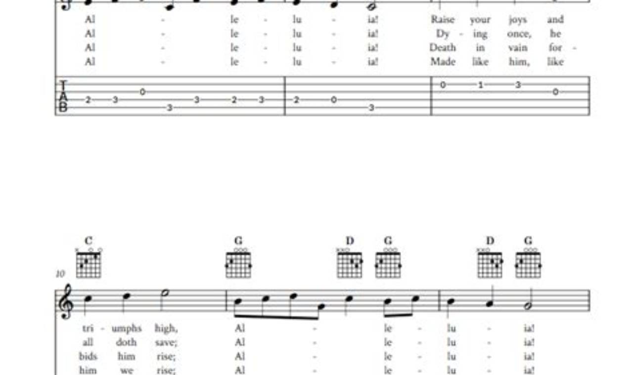 Unveiling the Harmony: Discover the Secrets of "Christ the Lord Is Risen Today" Guitar Chords Master the Art of Playing Guitar and Play Like a Pro Unveiling the Harmony: Discover the Secrets of "Christ the Lord Is Risen Today" Guitar Chords - Master the Art of Playing Guitar and Play Like a Pro